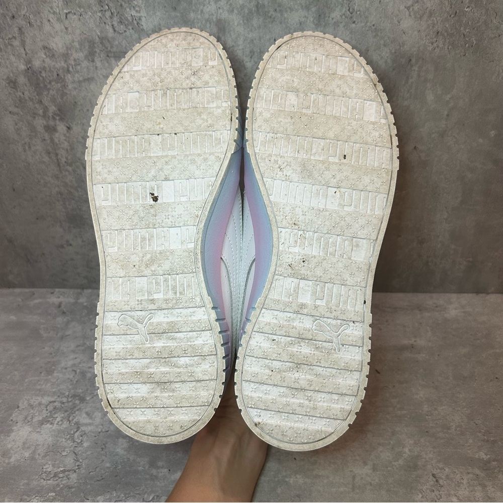 Puma Carina 2.0 Leather Sneakers 392996-01 Womens sz 10 - white/pink - Picture 7 of 7